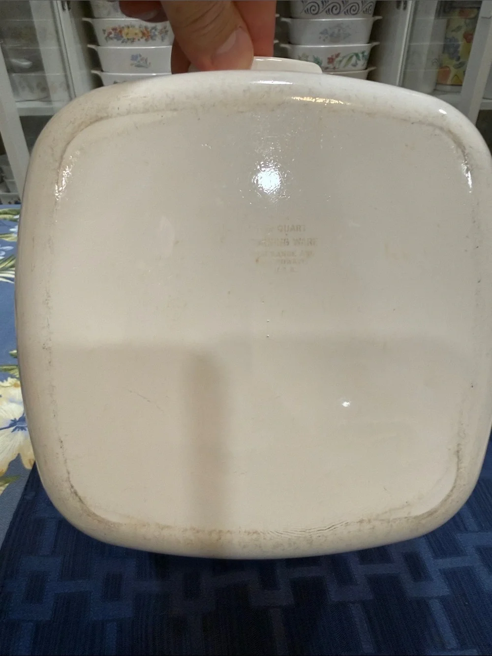 Corningware durable blue